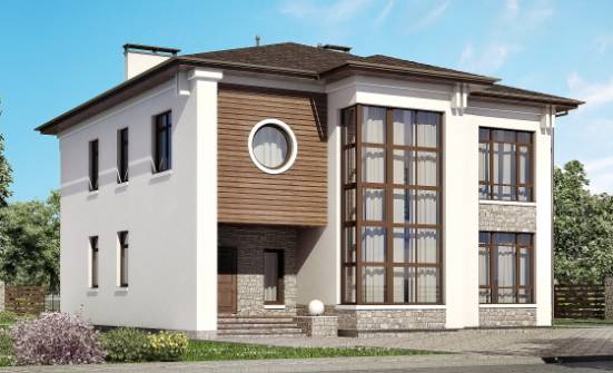 300-005-П Проект двухэтажного дома, большой домик из кирпича Лангепас | Проекты домов от House Expert