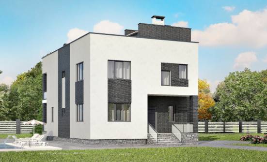 225-001-П Проект двухэтажного дома, уютный коттедж из бризолита Югорск | Проекты домов от House Expert