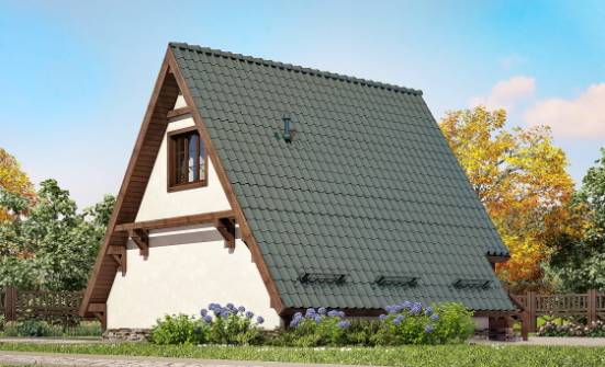 070-003-П Проект двухэтажного дома с мансардой, классический дом из дерева Нефтеюганск | Проекты домов от House Expert