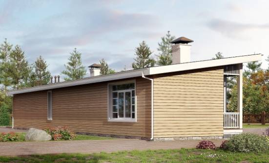 110-004-Л Проект бани из кирпича Югорск | Проекты одноэтажных домов от House Expert