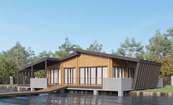 100-007-П Проект бани из дерева Урай | Проекты одноэтажных домов от House Expert