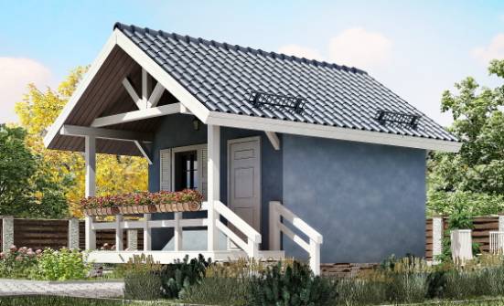 020-001-П Проект одноэтажного дома, экономичный загородный дом из дерева Мегион | Проекты домов от House Expert