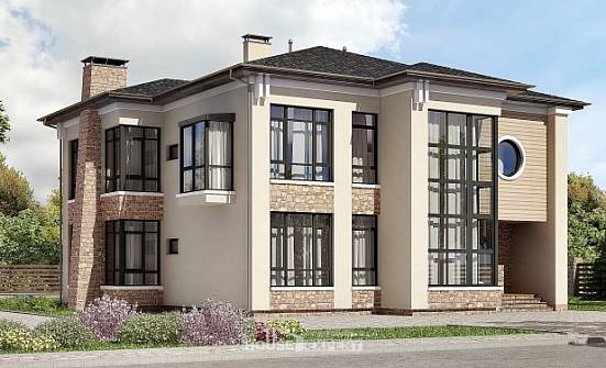 300-005-Л Проект двухэтажного дома, просторный загородный дом из кирпича Нефтеюганск | Проекты домов от House Expert