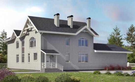 340-004-П Проект двухэтажного дома, большой домик из керамзитобетонных блоков Когалым | Проекты домов от House Expert