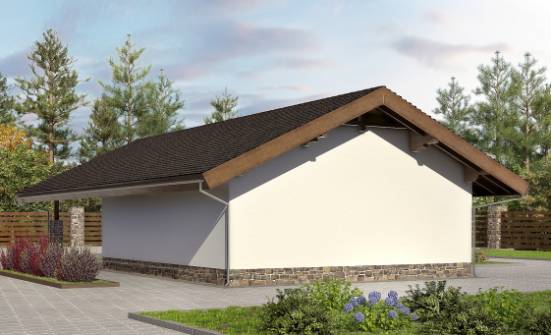 060-005-Л Проект гаража из кирпича Лангепас | Проекты домов от House Expert