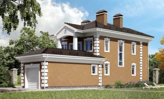 150-006-П Проект двухэтажного дома, гараж, красивый домик из пеноблока Урай | Проекты домов от House Expert