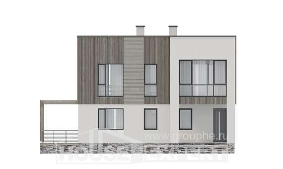 150-017-П Проект двухэтажного дома, экономичный дом из газосиликатных блоков, Югорск