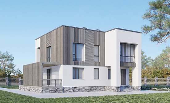 150-017-П Проект двухэтажного дома, классический домик из газосиликатных блоков, Урай